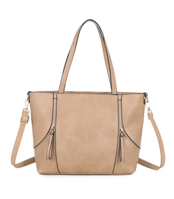 T11916-bolso tipo Shopping (Shopper) y un neceser o bolso de mano a juego.
