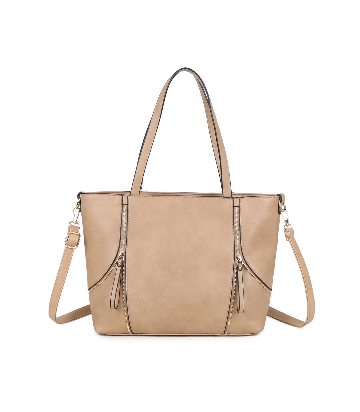 T11916-bolso tipo Shopping (Shopper) y un neceser o bolso de mano a juego.