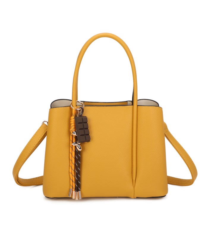 T11934-bolso tipo tote mediano con un diseño estructurado y minimalista