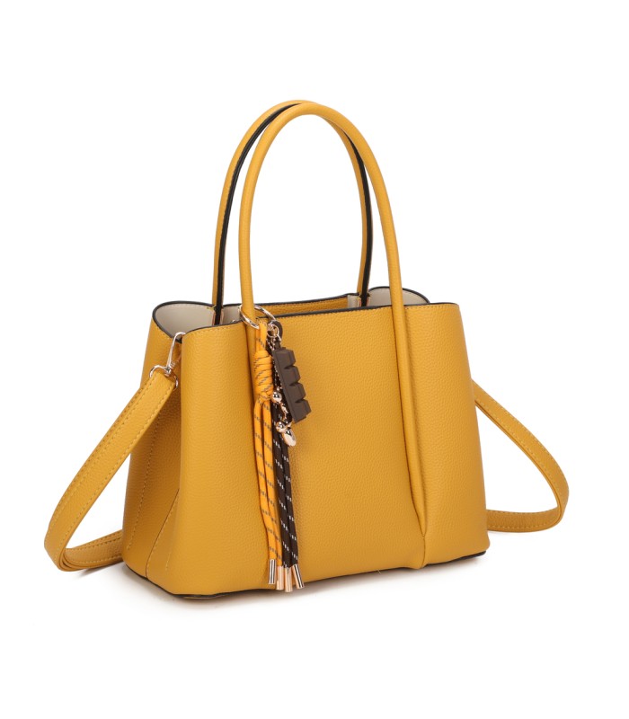 T11934-bolso tipo tote mediano con un diseño estructurado y minimalista