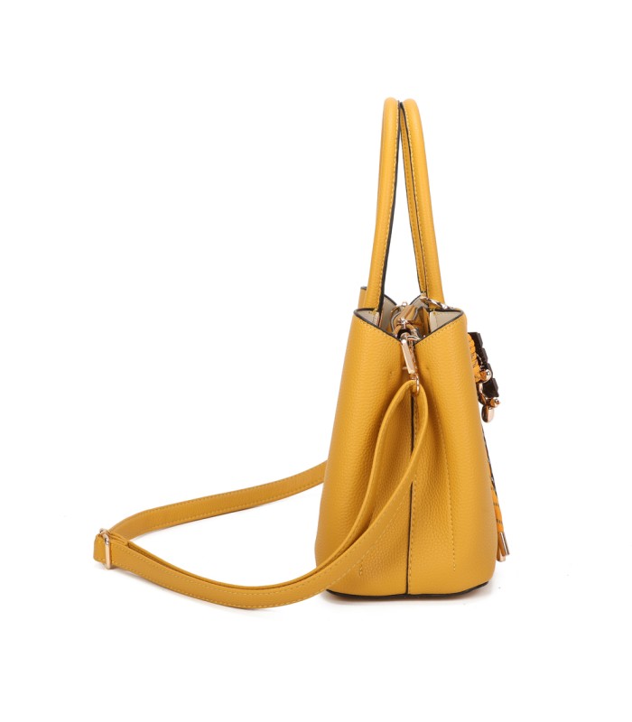 T11934-bolso tipo tote mediano con un diseño estructurado y minimalista