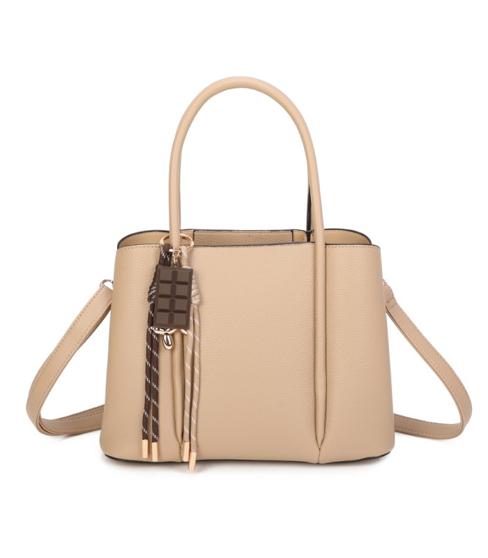 T11934-bolso tipo tote mediano con un diseño estructurado y minimalista
