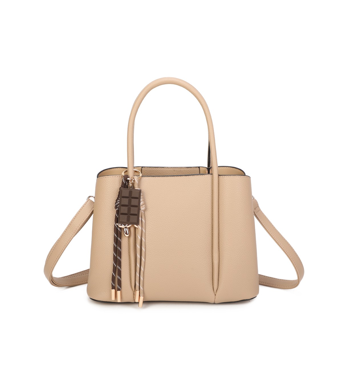 T11934-bolso tipo tote mediano con un diseño estructurado y minimalista