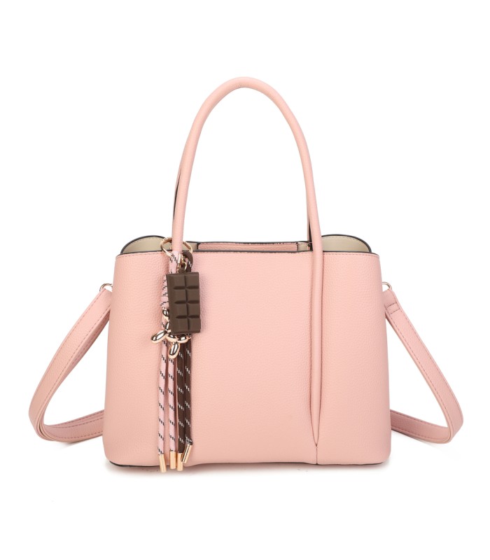 T11934-bolso tipo tote mediano con un diseño estructurado y minimalista