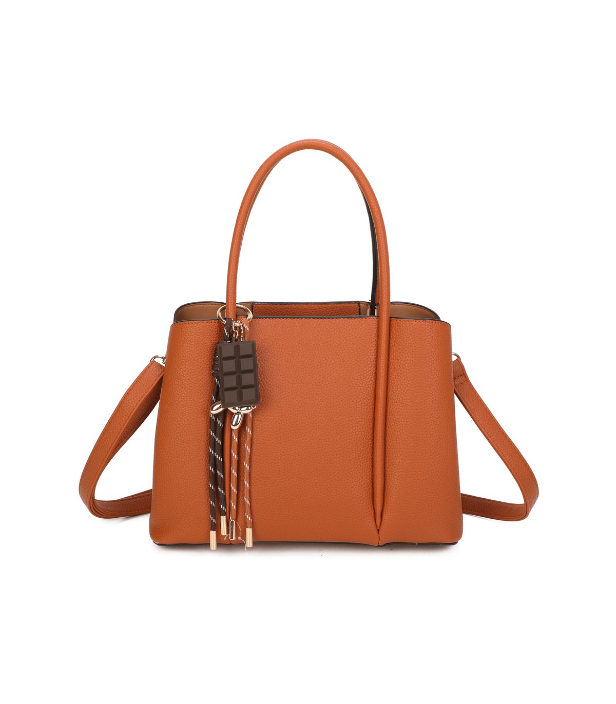 T11934-bolso tipo tote mediano con un diseño estructurado y minimalista