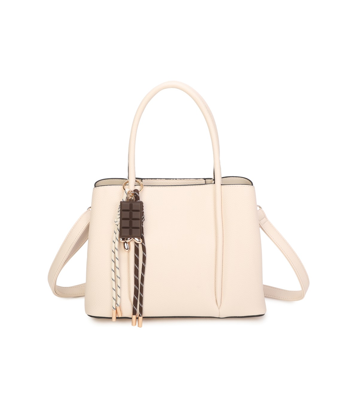 T11934-bolso tipo tote mediano con un diseño estructurado y minimalista