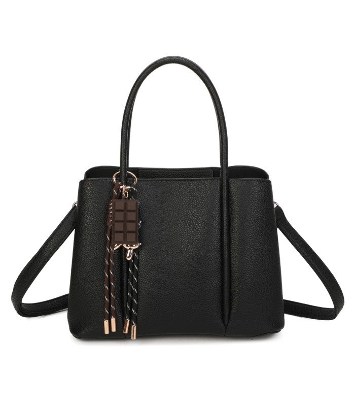 T11934-bolso tipo tote mediano con un diseño estructurado y minimalista