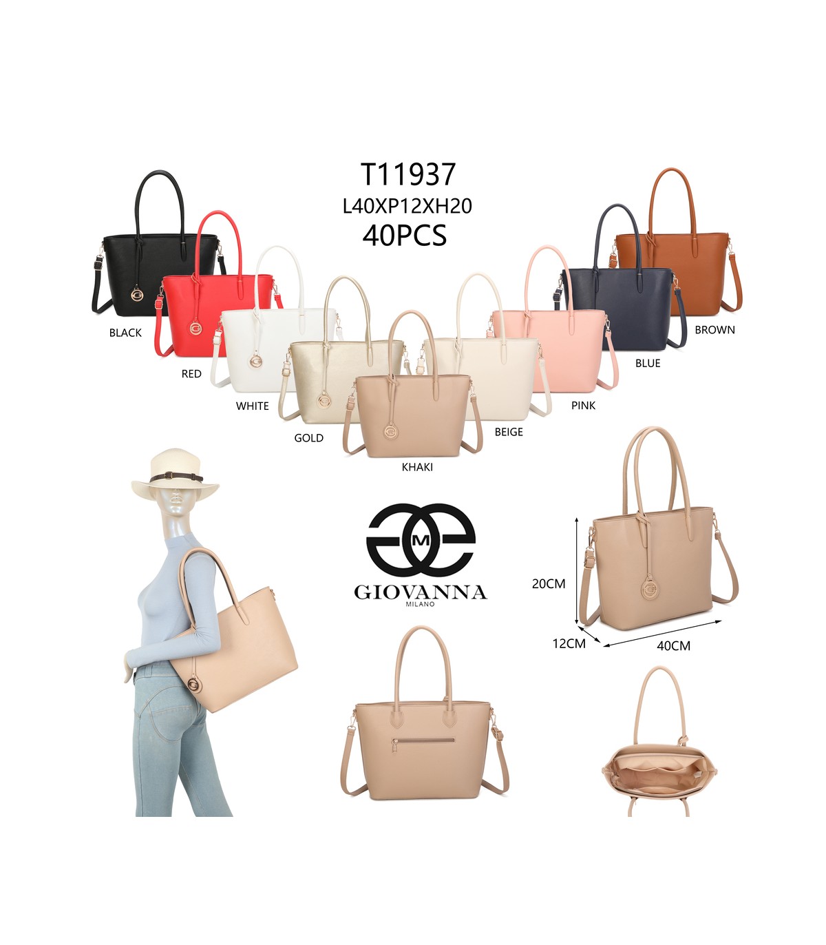 T11937-bolso Shopper de diario
