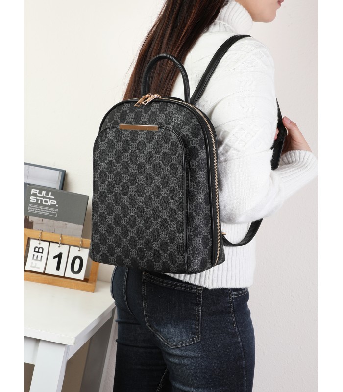 T11923-Mochila de moda con diseño estampado