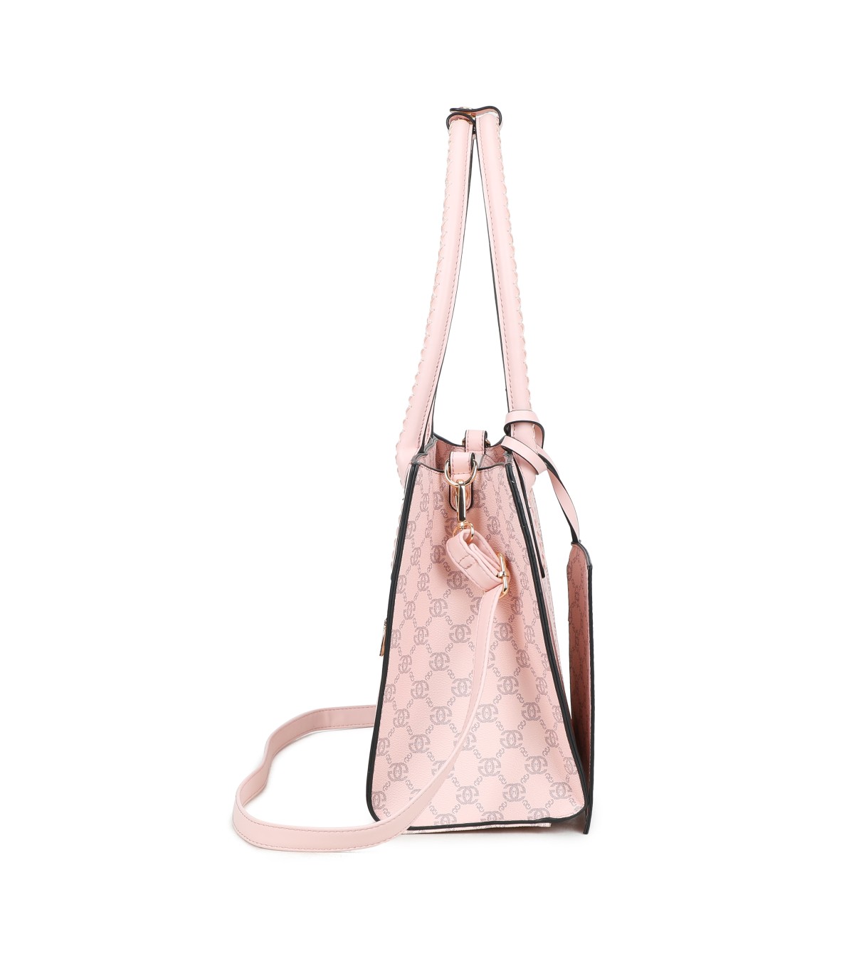 T11925- Bolso con Diseño de monograma geométrico clásico