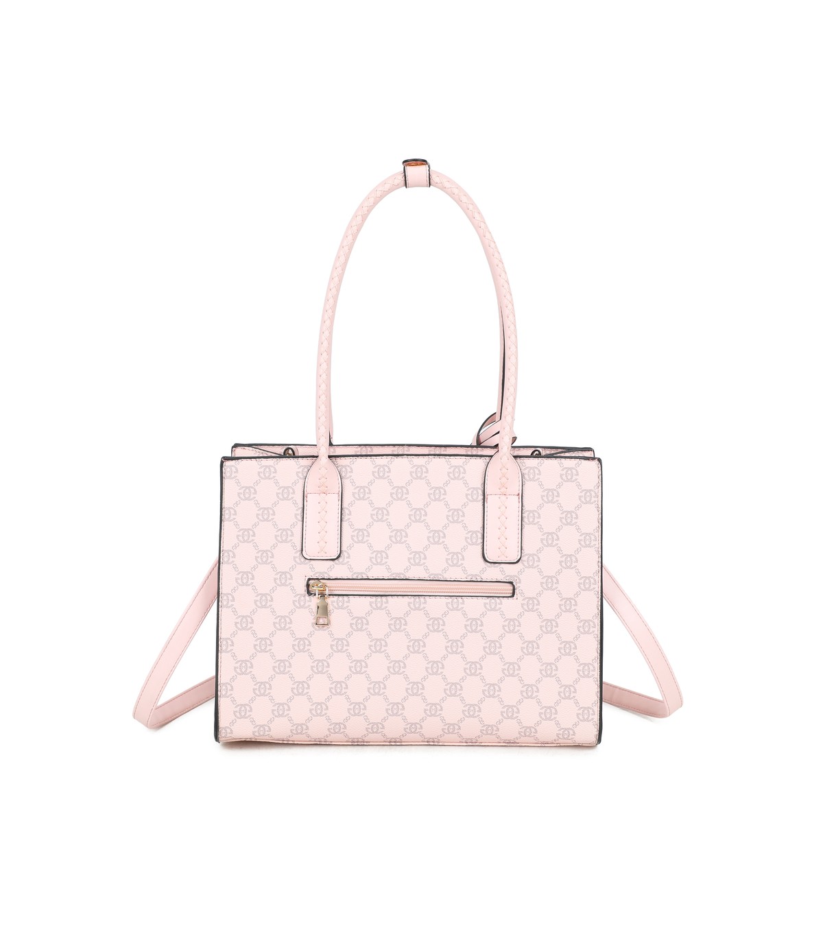 T11925- Bolso con Diseño de monograma geométrico clásico