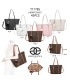 T11785-Bolso tipo "Shopper/Tote" de gran capacidad con una silueta estructurada y elegante.