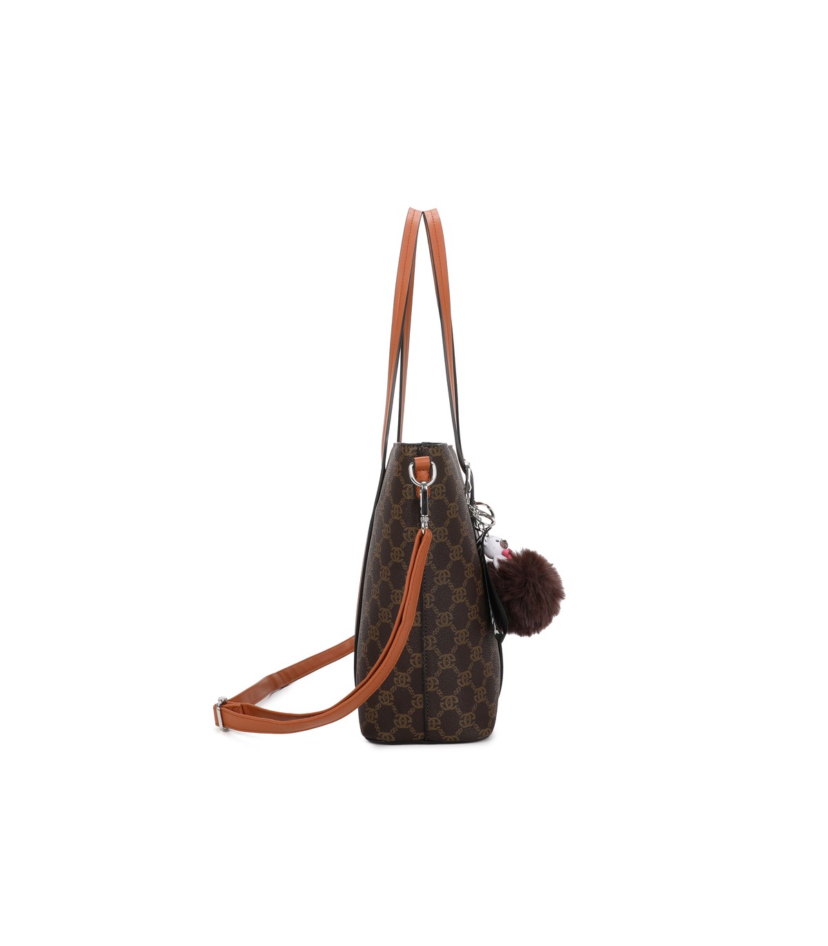 T11785-Bolso tipo "Shopper/Tote" de gran capacidad con una silueta estructurada y elegante.