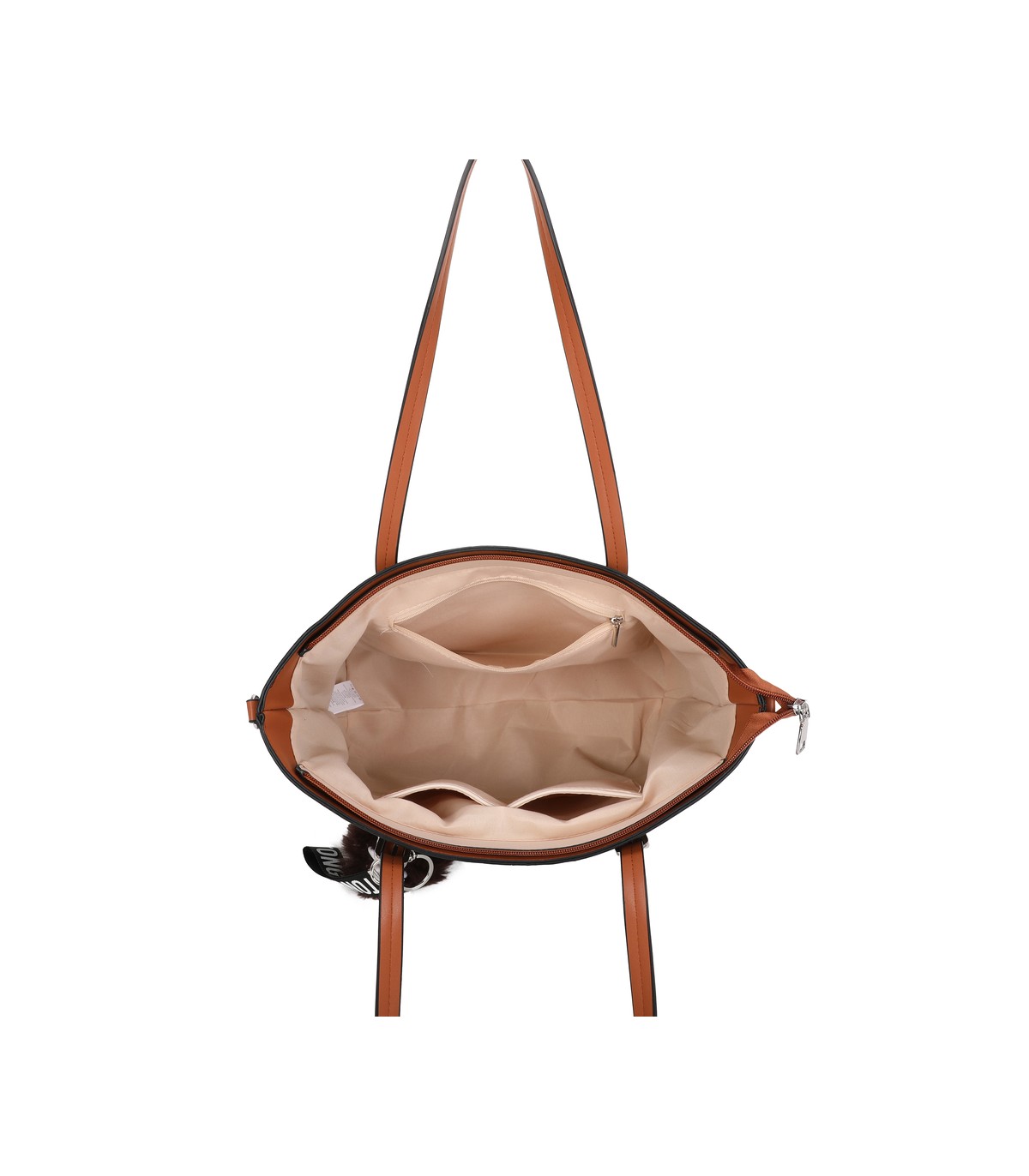 T11785-Bolso tipo "Shopper/Tote" de gran capacidad con una silueta estructurada y elegante.