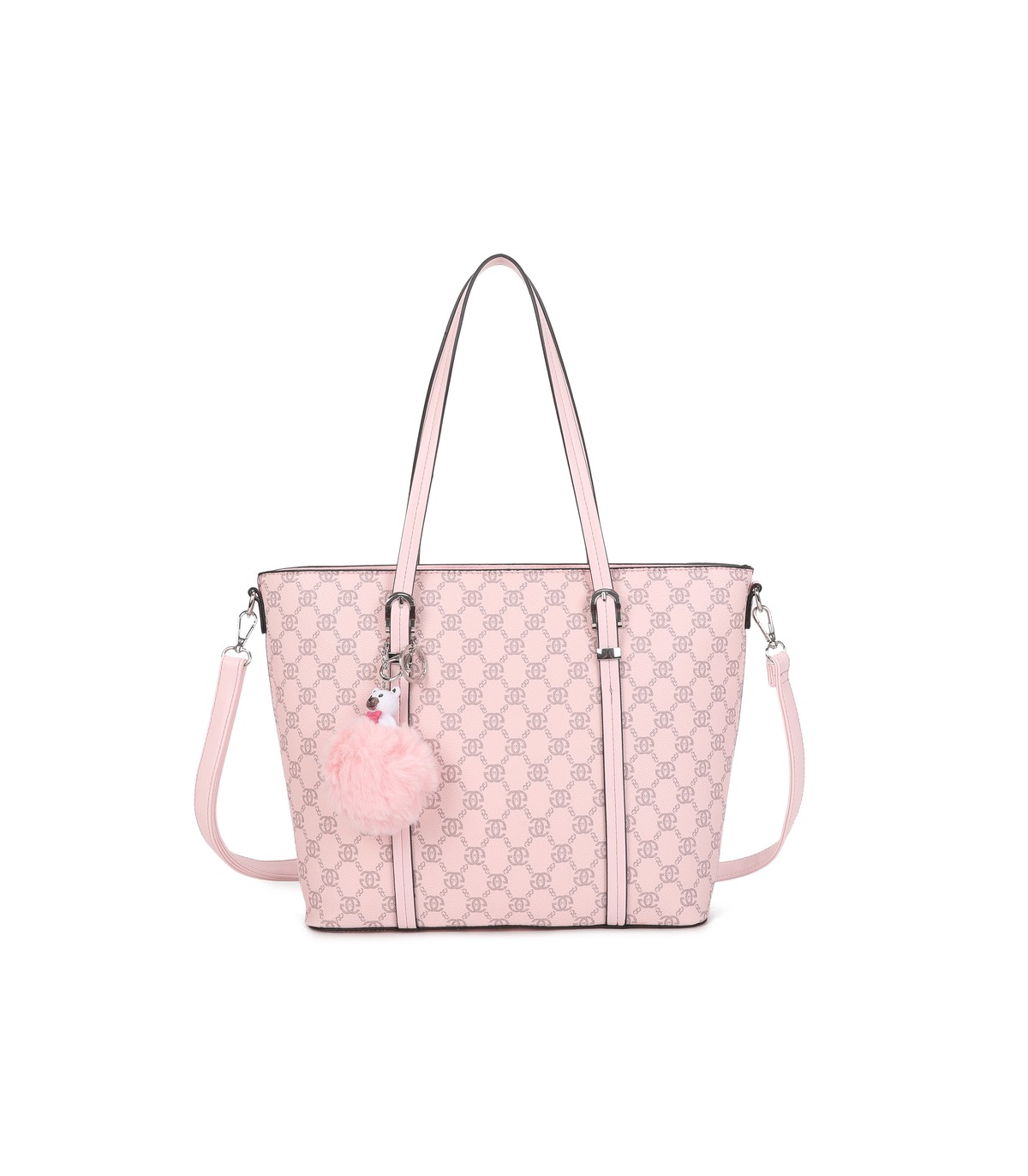 T11785-Bolso tipo "Shopper/Tote" de gran capacidad con una silueta estructurada y elegante.