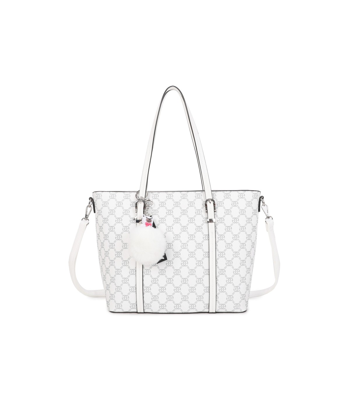 T11785-Bolso tipo "Shopper/Tote" de gran capacidad con una silueta estructurada y elegante.