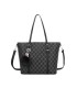 T11785-Bolso tipo "Shopper/Tote" de gran capacidad con una silueta estructurada y elegante.