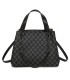 T11924-Bolso tipo tote elegante con monograma clásico y detalles modernos de cadenas