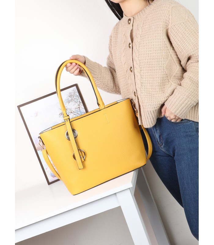 T11932-bolso tipo tote con estilo clasico