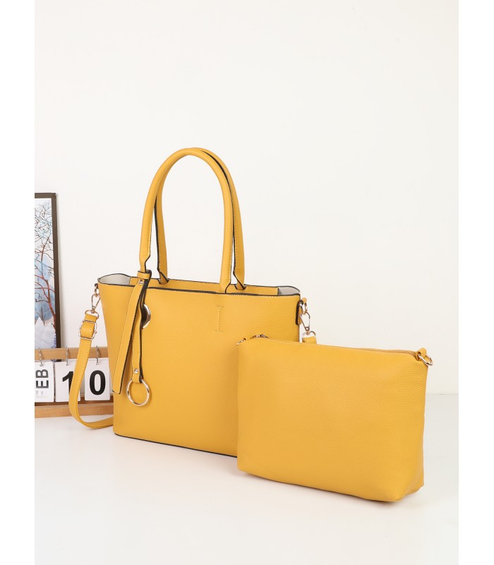 T11932-bolso tipo tote con estilo clasico