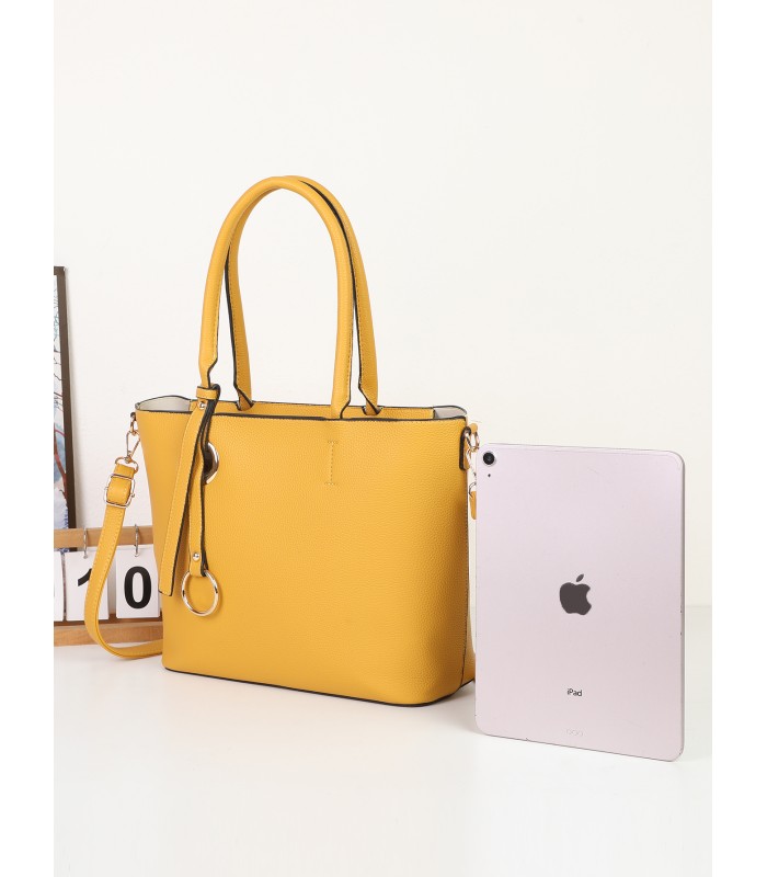 T11932-bolso tipo tote con estilo clasico