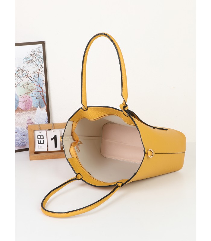 T11932-bolso tipo tote con estilo clasico