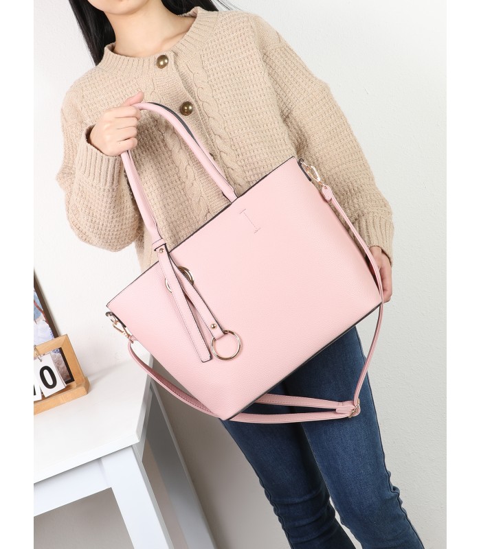 T11932-bolso tipo tote con estilo clasico