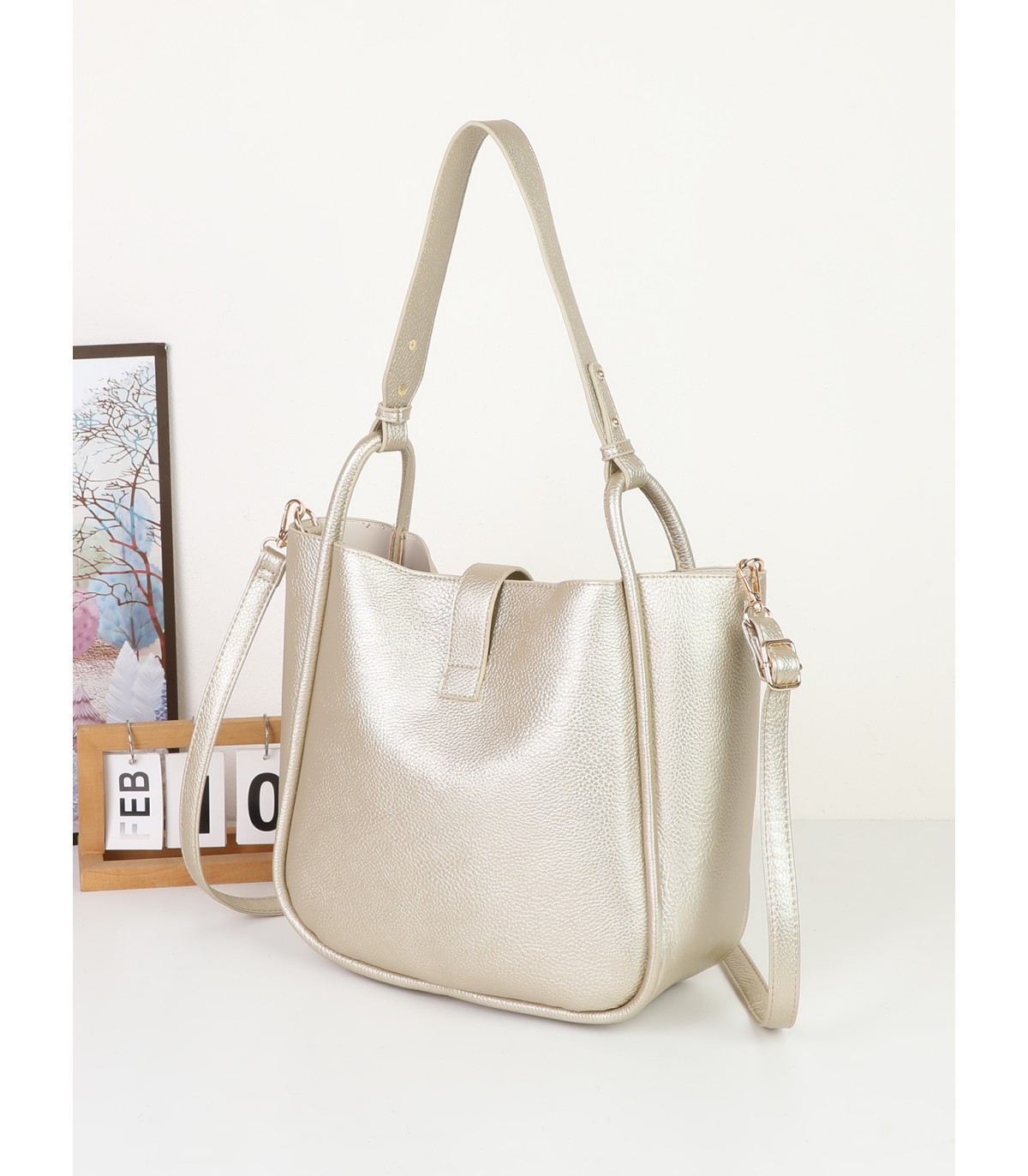 T11945-Bolso Estilo Bucket