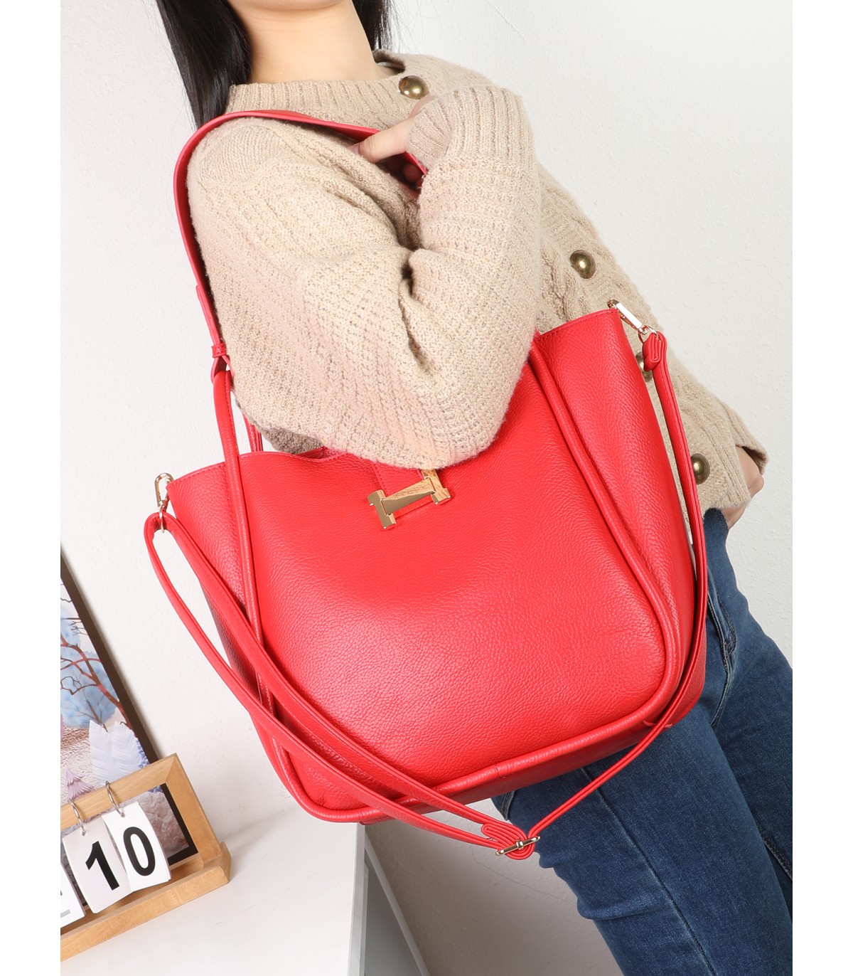 T11945-Bolso Estilo Bucket