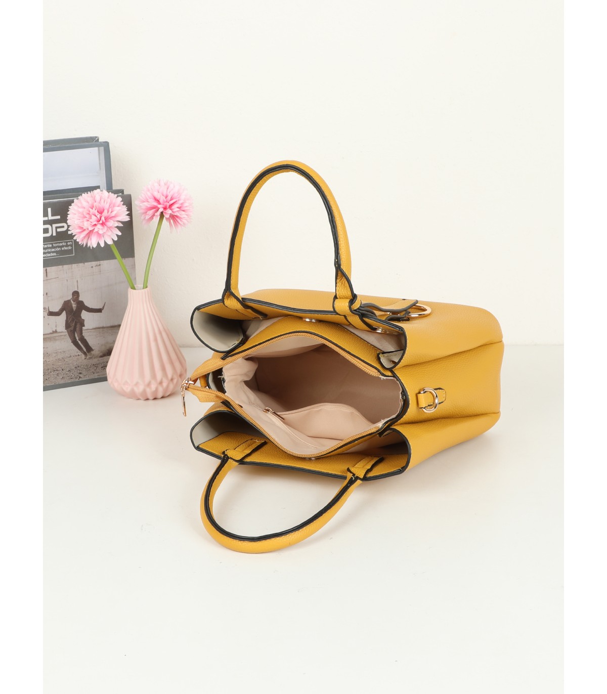 T11931-Bolso de Mano Estilo Satchel