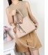 T11939-Bolso Satchel con Pañuelo Decorativo