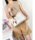 T11939-Bolso Satchel con Pañuelo Decorativo