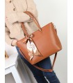 T11943-Bolso Tote Clásico con Pañuelo