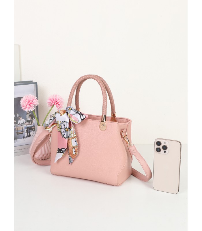 T11944-Mini Satchel Elegante con Pañuelo