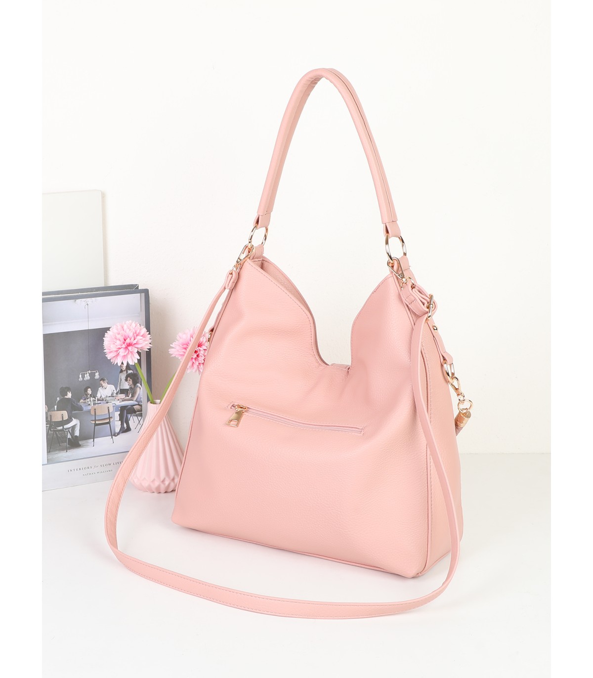 T11946-Bolso Hobo de Gran Capacidad