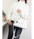 T11775 - Bolso con pompón y osito patrón de marca Giovanna Milano