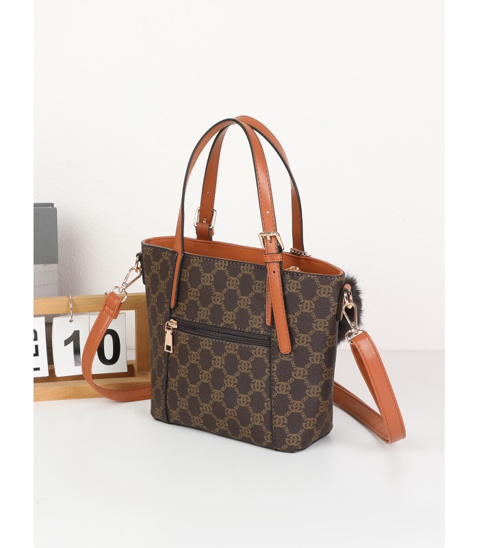 T11780 - Bolso bandolera con pompón