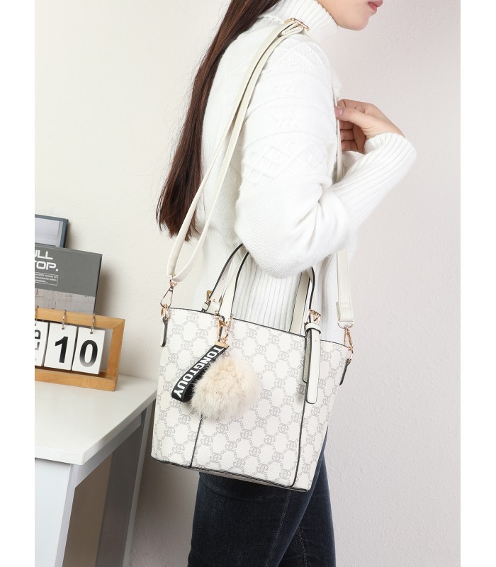 T11780 - Bolso bandolera con pompón