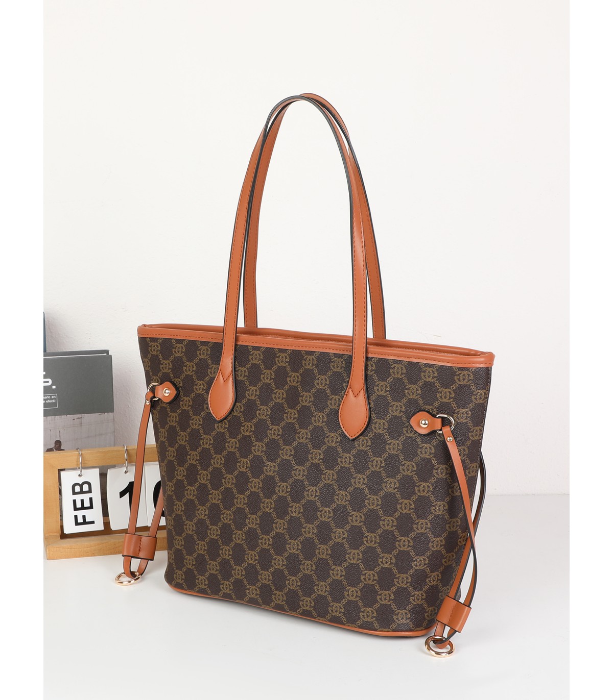 T11783 - Bolso de hombro con patrón infinito de Giovanna Milano