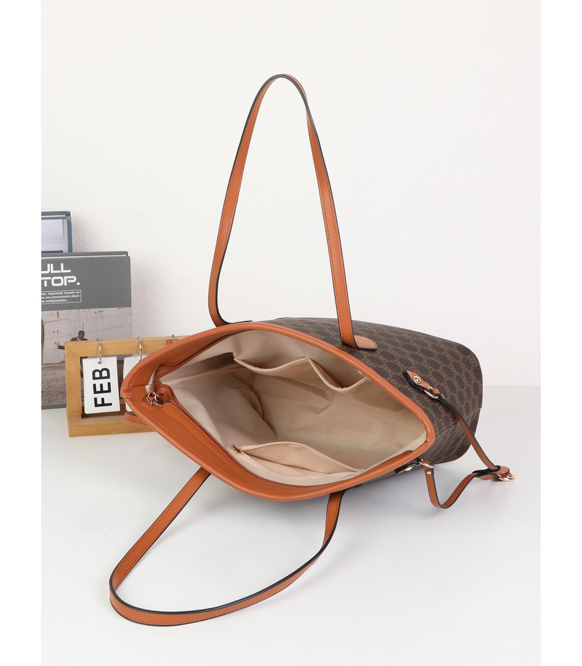 T11783 - Bolso de hombro con patrón infinito de Giovanna Milano