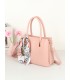 T11950-Bolso de Mano Elegante con Pañuelo Decorativo
