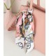 T11950-Bolso de Mano Elegante con Pañuelo Decorativo