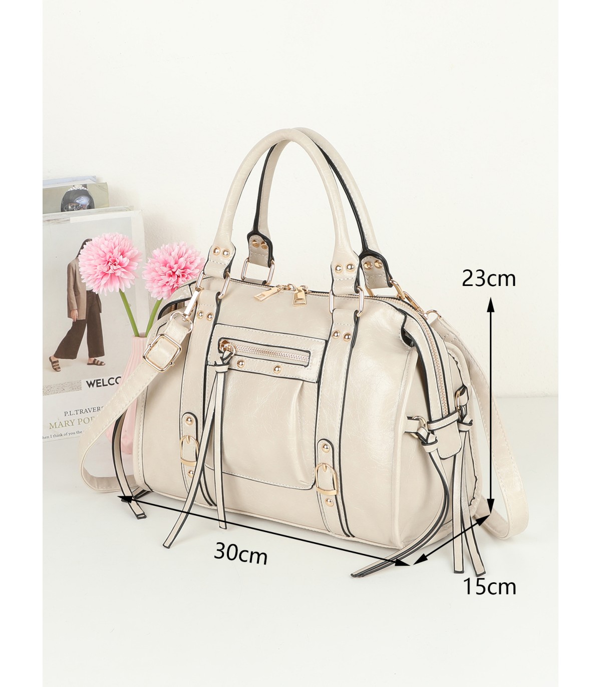 T11965-Bolso de Mano Estilo Urbano