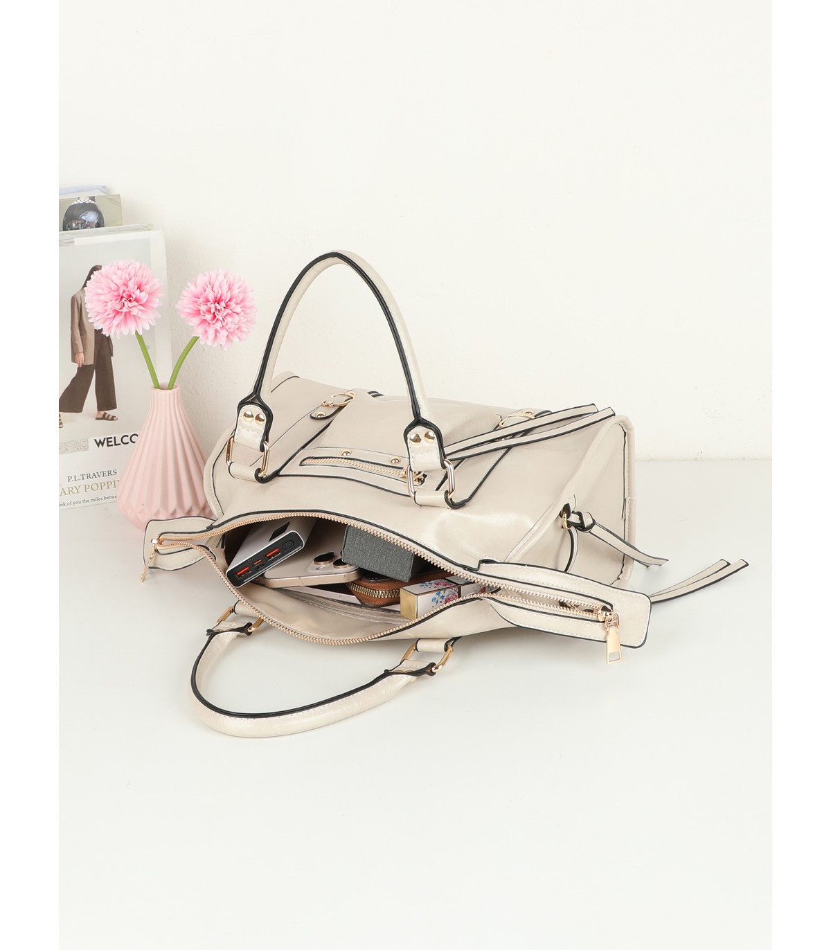 T11965-Bolso de Mano Estilo Urbano