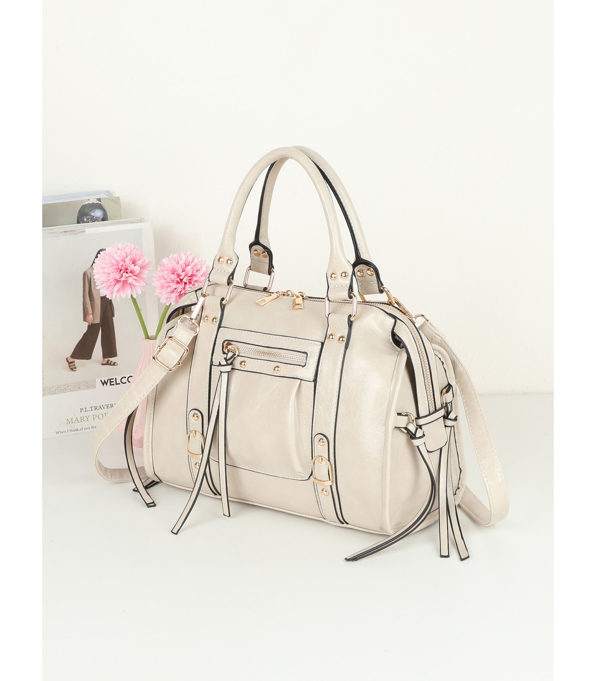T11965-Bolso de Mano Estilo Urbano