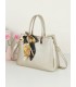 T11941-Bolso Tote Estructurado con Pañuelo de Gala