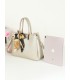 T11941-Bolso Tote Estructurado con Pañuelo de Gala