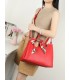 T11941-Bolso Tote Estructurado con Pañuelo de Gala
