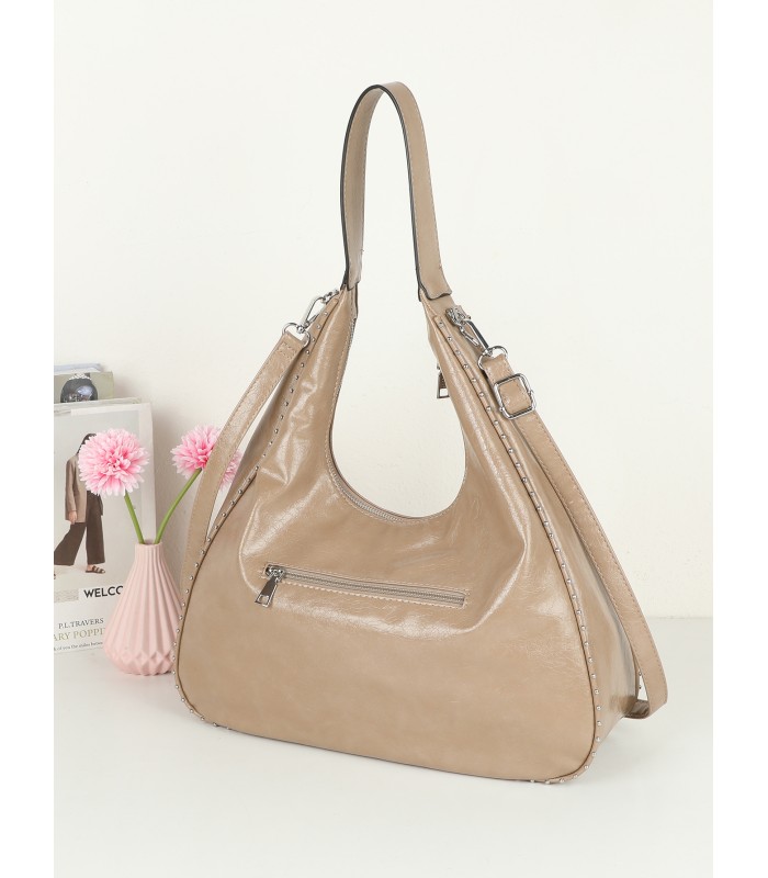 T11961-Bolso Hobo de Hombro Estilo "Luna