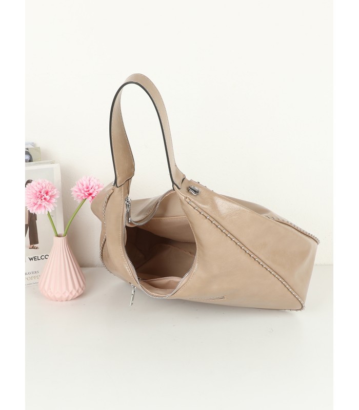 T11961-Bolso Hobo de Hombro Estilo "Luna